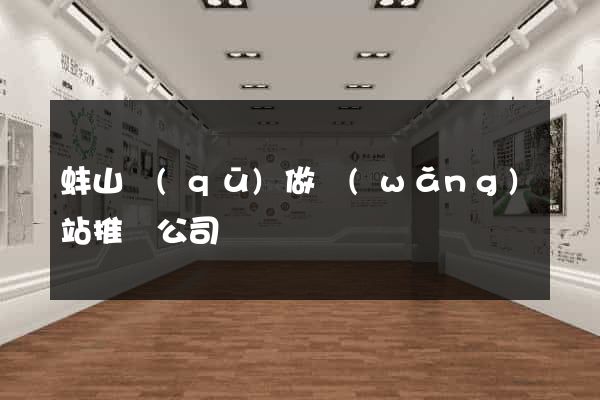 蚌山區(qū)做網(wǎng)站推廣公司