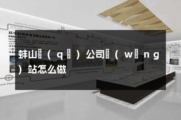 蚌山區(qū)公司網(wǎng)站怎么做