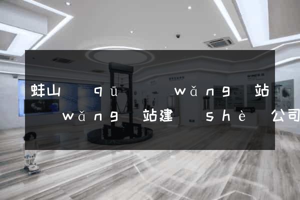蚌山區(qū)網(wǎng)站網(wǎng)站建設(shè)公司