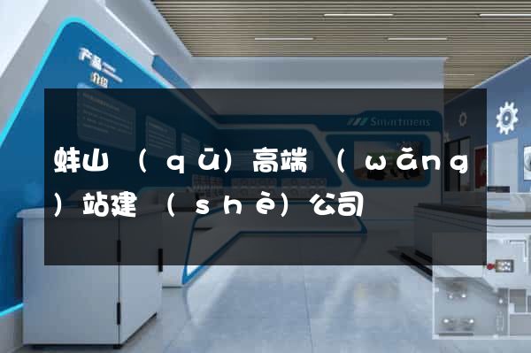 蚌山區(qū)高端網(wǎng)站建設(shè)公司