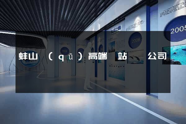 蚌山區(qū)高端網站設計公司