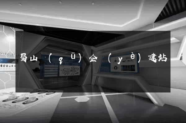 蜀山區(qū)企業(yè)建站