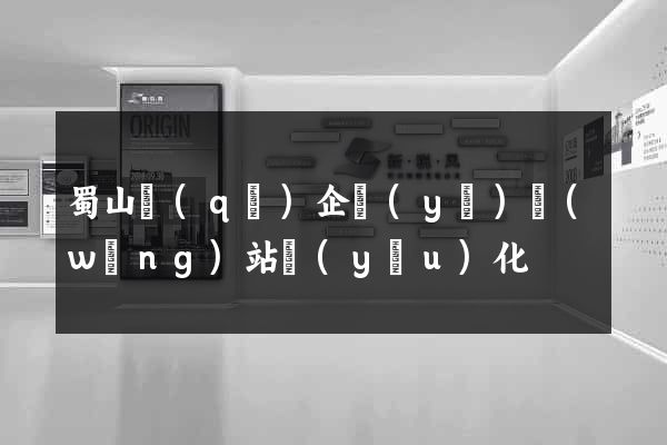 蜀山區(qū)企業(yè)網(wǎng)站優(yōu)化