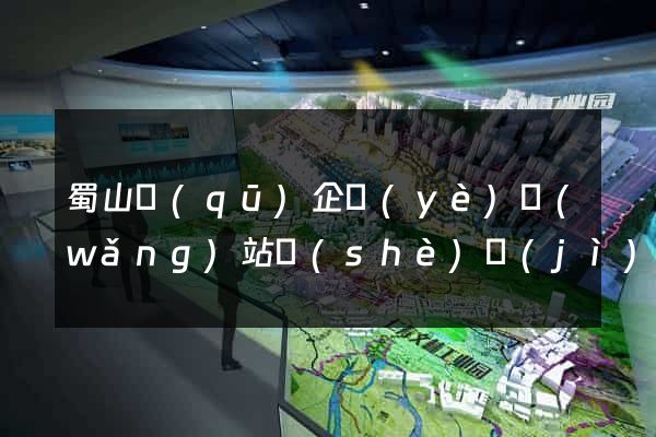 蜀山區(qū)企業(yè)網(wǎng)站設(shè)計(jì)