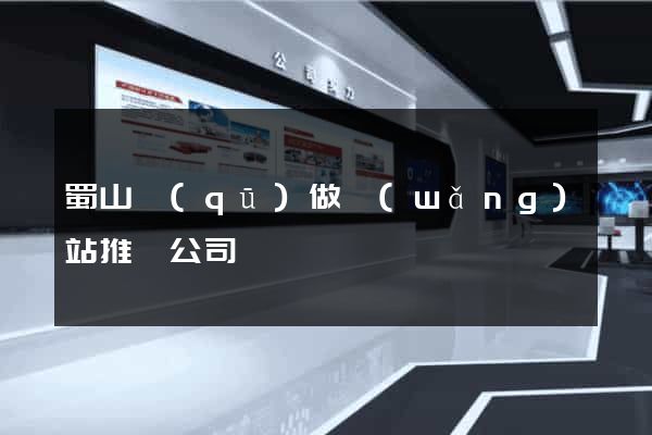 蜀山區(qū)做網(wǎng)站推廣公司