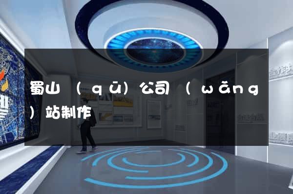 蜀山區(qū)公司網(wǎng)站制作