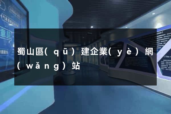 蜀山區(qū)建企業(yè)網(wǎng)站