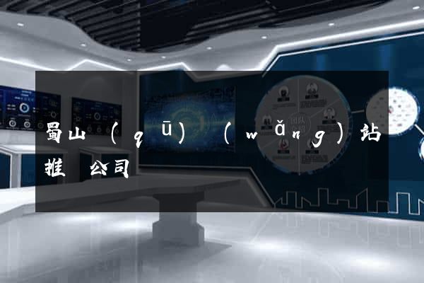 蜀山區(qū)網(wǎng)站推廣公司