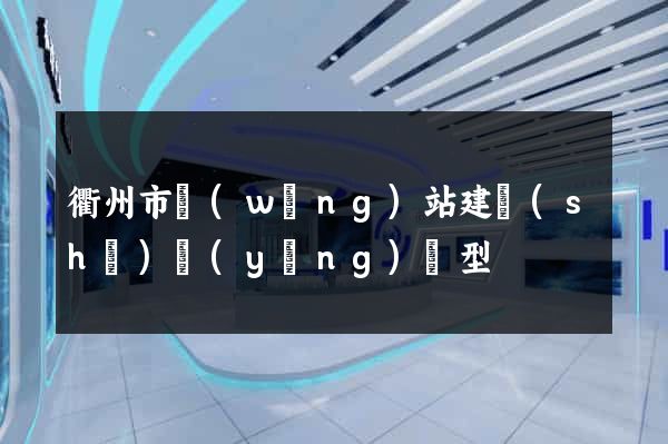 衢州市網(wǎng)站建設(shè)營(yíng)銷型