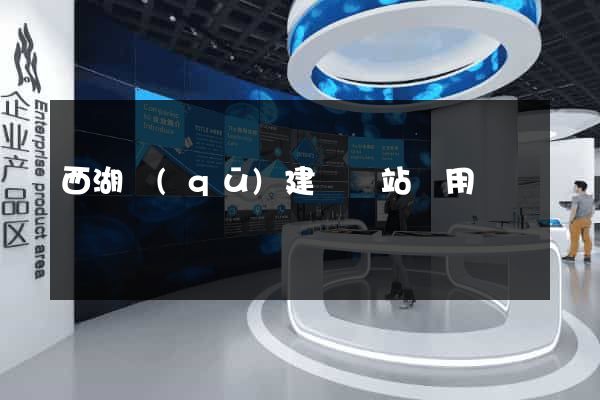 西湖區(qū)建個網站費用