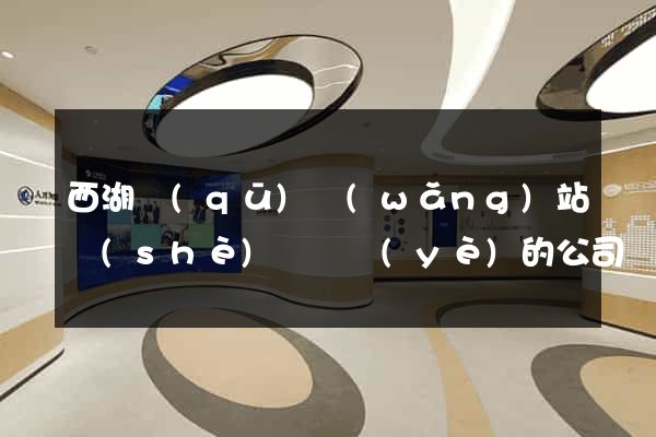 西湖區(qū)網(wǎng)站設(shè)計專業(yè)的公司