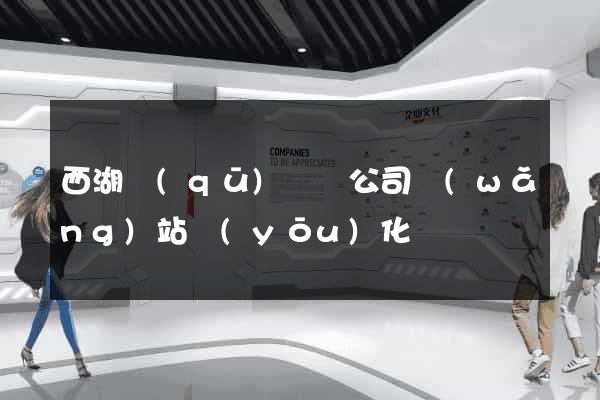 西湖區(qū)設計公司網(wǎng)站優(yōu)化