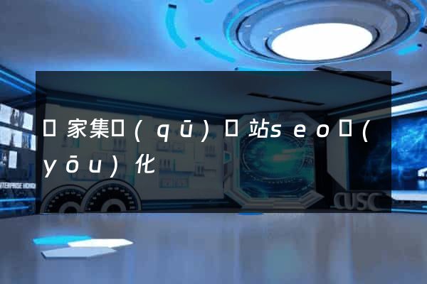 謝家集區(qū)網站seo優(yōu)化