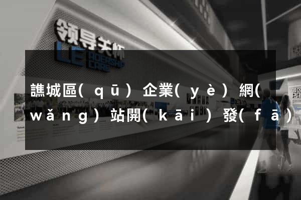 譙城區(qū)企業(yè)網(wǎng)站開(kāi)發(fā)