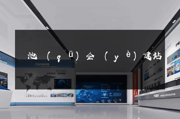 貴池區(qū)企業(yè)建站
