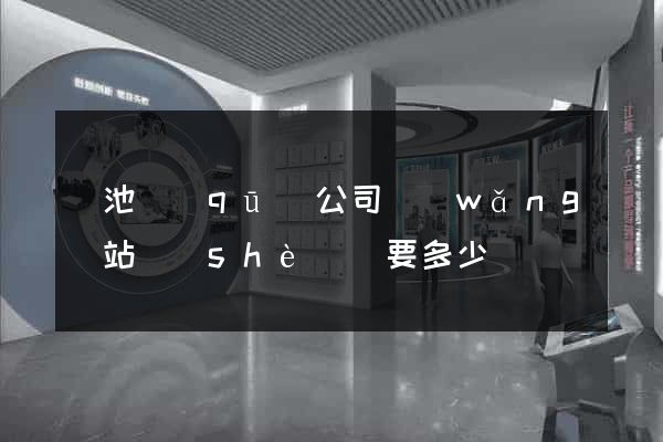 貴池區(qū)公司網(wǎng)站設(shè)計要多少錢