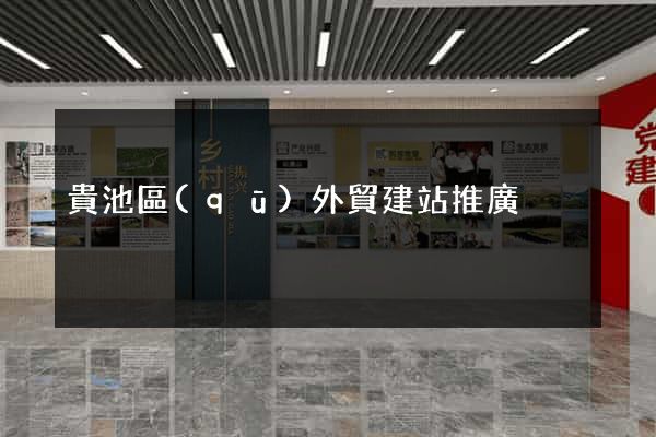 貴池區(qū)外貿建站推廣