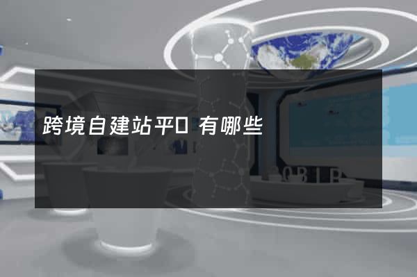 跨境自建站平臺有哪些
