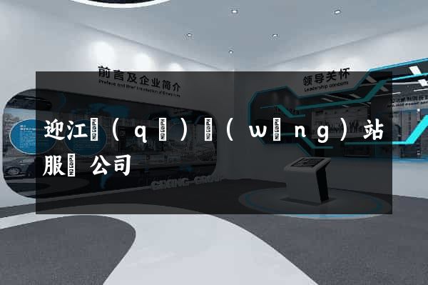迎江區(qū)網(wǎng)站服務公司