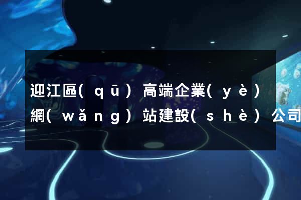 迎江區(qū)高端企業(yè)網(wǎng)站建設(shè)公司