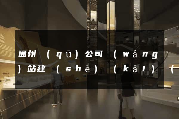 通州區(qū)公司網(wǎng)站建設(shè)開(kāi)發(fā)