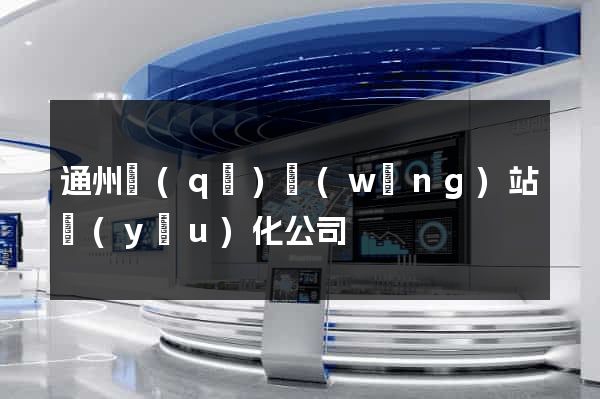 通州區(qū)網(wǎng)站優(yōu)化公司