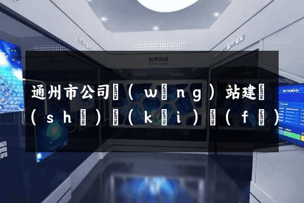 通州市公司網(wǎng)站建設(shè)開(kāi)發(fā)