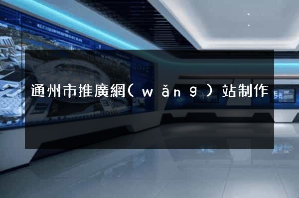 通州市推廣網(wǎng)站制作