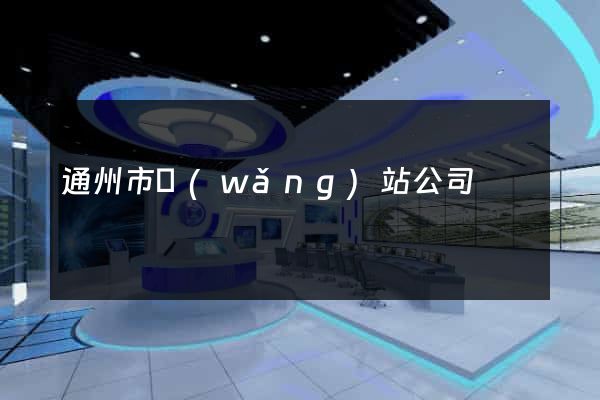 通州市網(wǎng)站公司