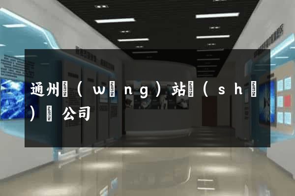 通州網(wǎng)站設(shè)計公司