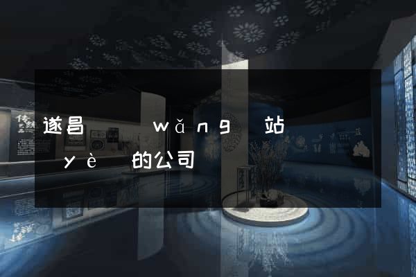 遂昌縣網(wǎng)站設計專業(yè)的公司