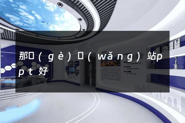 那個(gè)網(wǎng)站ppt好