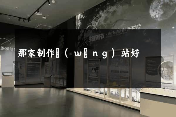 那家制作網(wǎng)站好