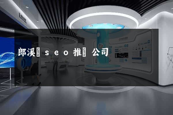 郎溪縣seo推廣公司