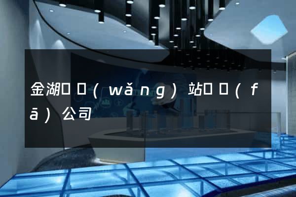 金湖縣網(wǎng)站開發(fā)公司