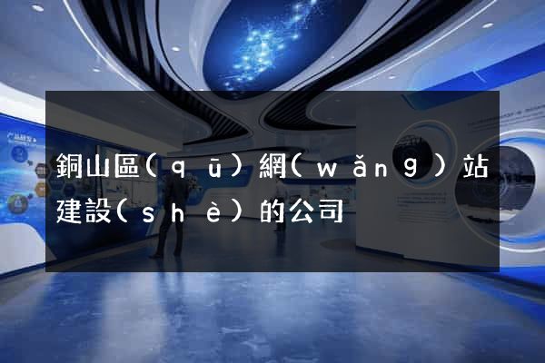 銅山區(qū)網(wǎng)站建設(shè)的公司