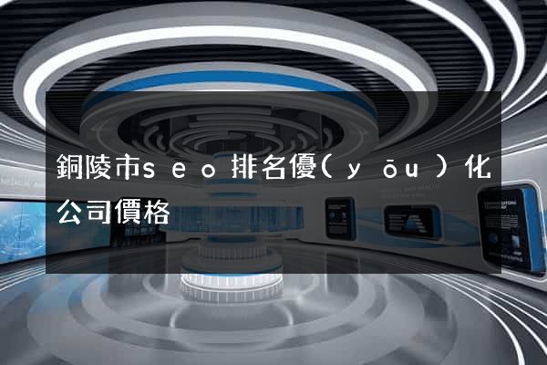 銅陵市seo排名優(yōu)化公司價格