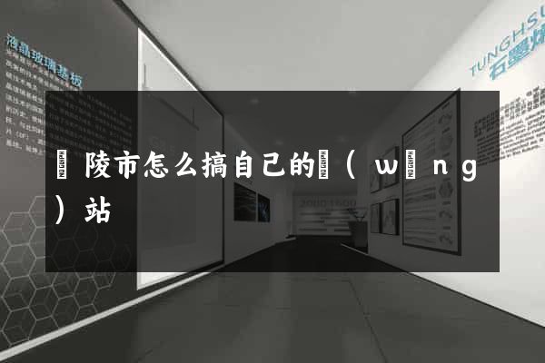 銅陵市怎么搞自己的網(wǎng)站
