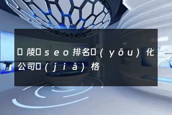 銅陵縣seo排名優(yōu)化公司價(jià)格