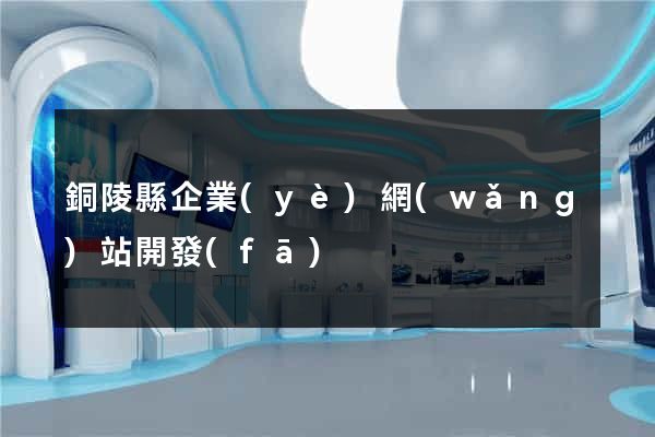 銅陵縣企業(yè)網(wǎng)站開發(fā)