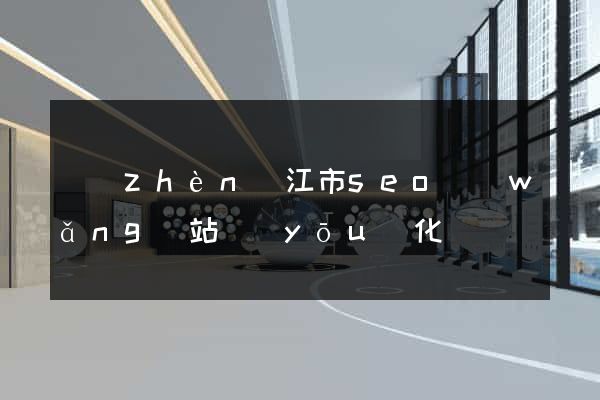 鎮(zhèn)江市seo網(wǎng)站優(yōu)化