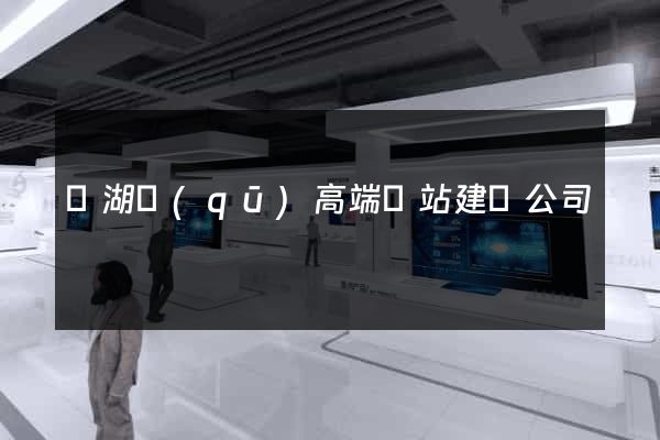 鏡湖區(qū)高端網站建設公司