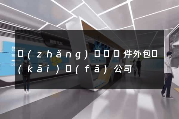 長(zhǎng)豐縣軟件外包開(kāi)發(fā)公司