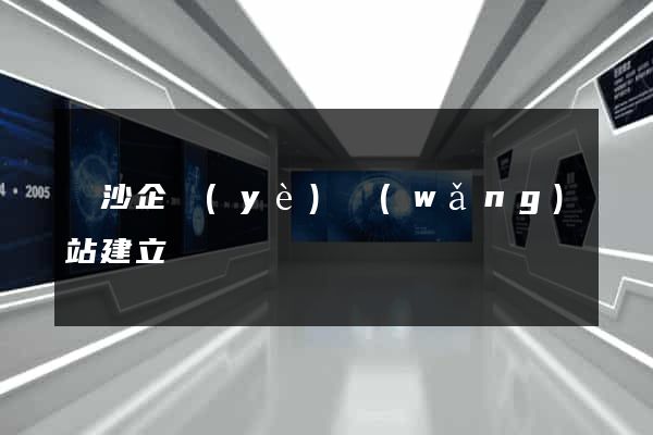 長沙企業(yè)網(wǎng)站建立