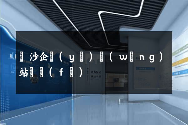 長沙企業(yè)網(wǎng)站開發(fā)