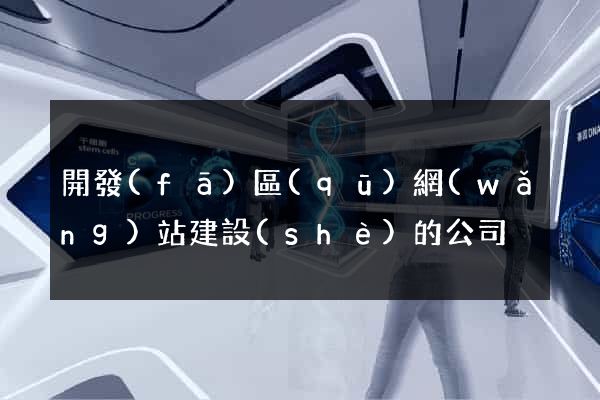 開發(fā)區(qū)網(wǎng)站建設(shè)的公司