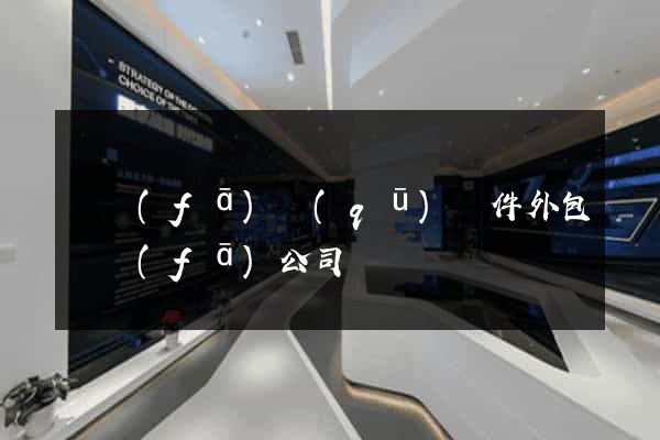 開發(fā)區(qū)軟件外包開發(fā)公司