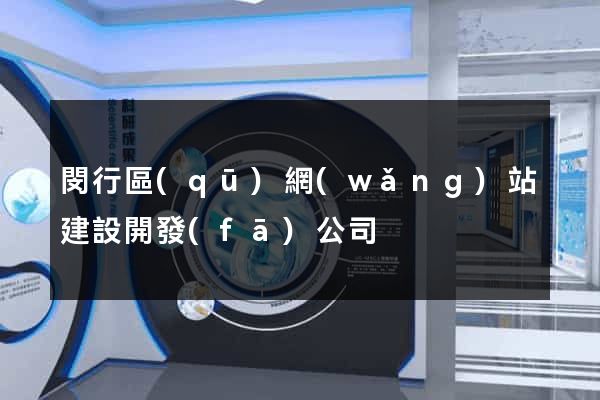 閔行區(qū)網(wǎng)站建設開發(fā)公司