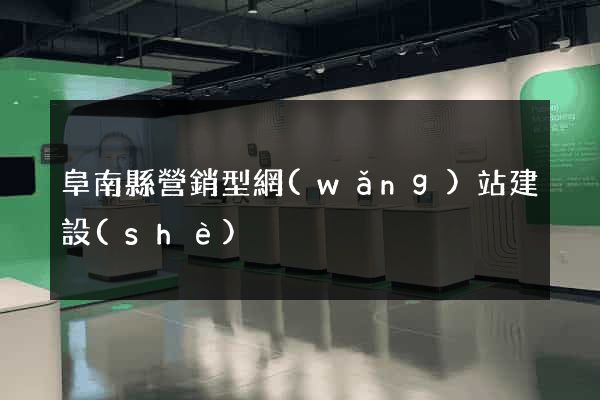 阜南縣營銷型網(wǎng)站建設(shè)