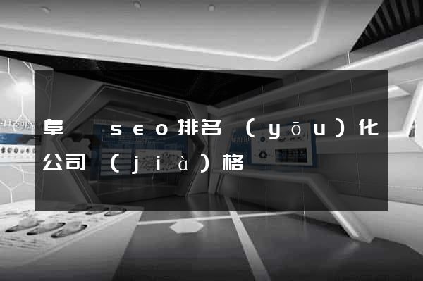 阜寧縣seo排名優(yōu)化公司價(jià)格